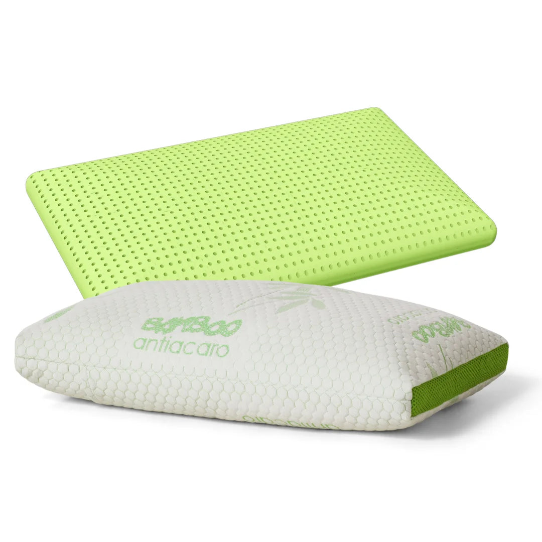 Cuscino Letto Saponetta Memory Bambù Bio