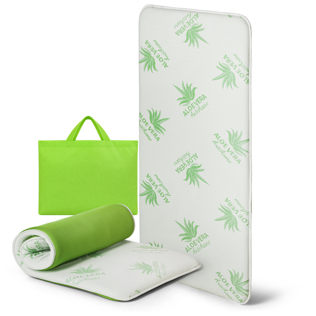 Materassino Bordato Aloe Vera